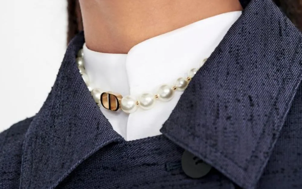 Trang sức vàng ngọc trai Dior - 4