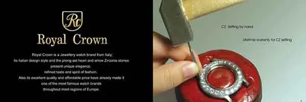 Đồng Hồ Nữ Royal Crown 6521 Màu Trắng - Đồng hồ - Vua Hàng Hiệu