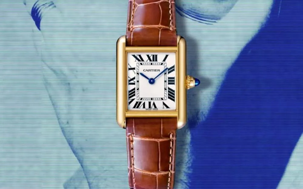 Đồng Hồ Cartier Mặt Vuông - 5