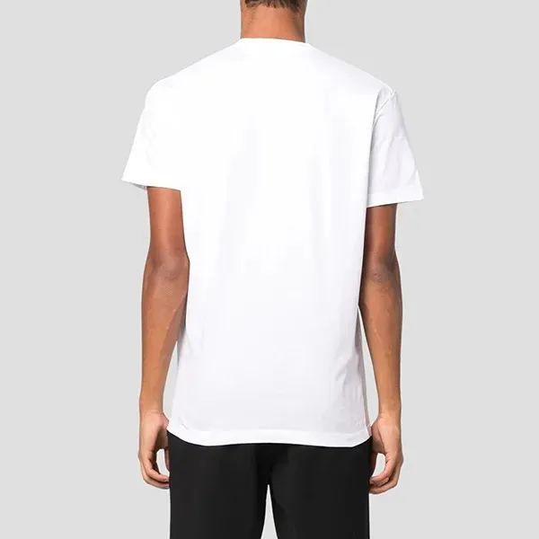 Áo Thun Nam Dsquared2 Icon Surf Ciro Logo Printed S79GC0064 S23009 100 Tshirt Màu Trắng Size M - Thời trang - Vua Hàng Hiệu