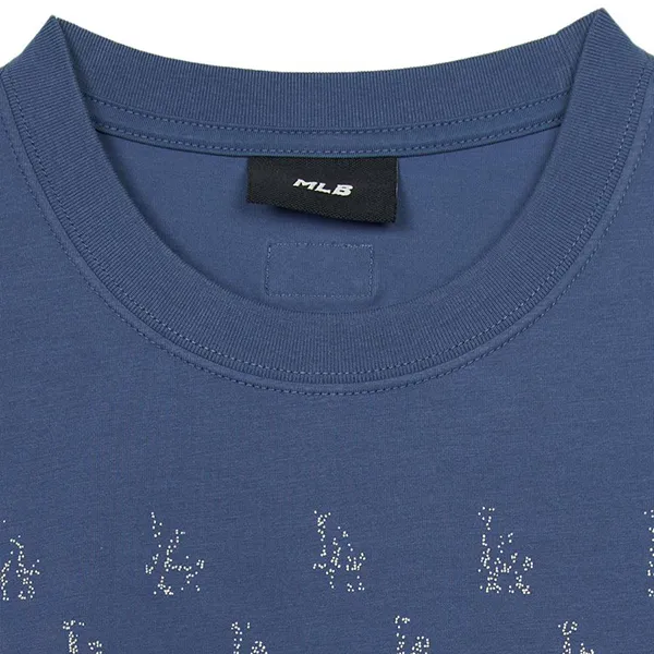 ☆MLB Korea☆ Vintage Monogram Full-Panel Pattern Overfit Sh Áo thun MLB Vintage Monogram Panel Pattern NY Yankees