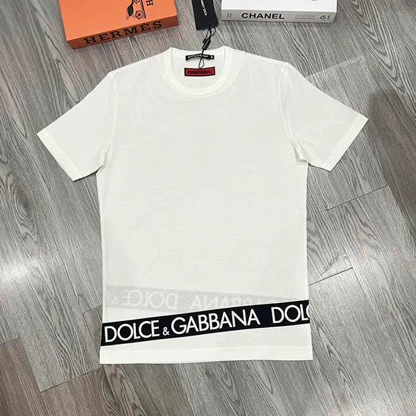 Áo Phông Nam Dolce & Gabbana D&G G8HL0T FH72O HWT37 Màu Trắng Size 46