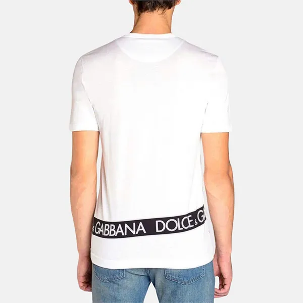 Áo Phông Nam Dolce & Gabbana D&G G8HL0T FH72O HWT37 Màu Trắng Size 46