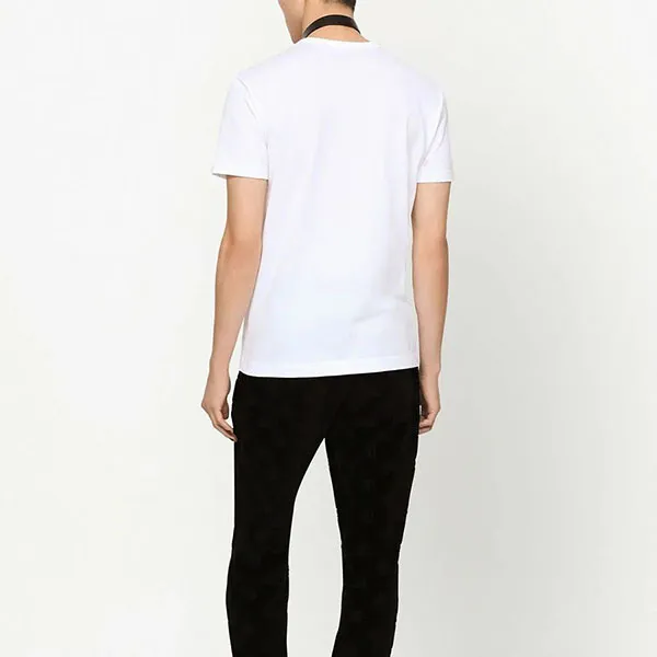 Áo Phông Nam Dolce & Gabbana D&G Pocket Logo T-Shirt Màu Trắng Size 46 - Thời trang - Vua Hàng Hiệu