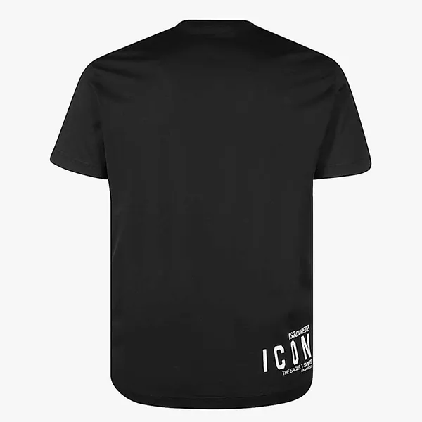 Áo Phông Nam Dsquared2 American Eagle Graphic Print S79GC0004 T-Shirt Màu Đen Size S - Thời trang - Vua Hàng Hiệu