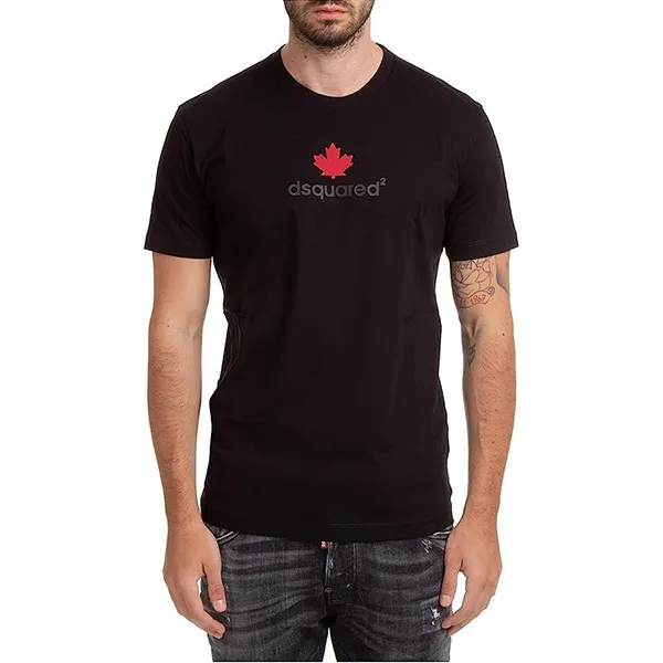 Áo Phông Nam Dsquared2 Cool Fit Tee Black T-Shirt Màu Đen Size S - Thời trang - Vua Hàng Hiệu