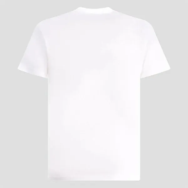 Áo Thun Nam Dsquared2 White With Icon Logo Printed Tshirt S79GC0073 Màu Trắng Size M