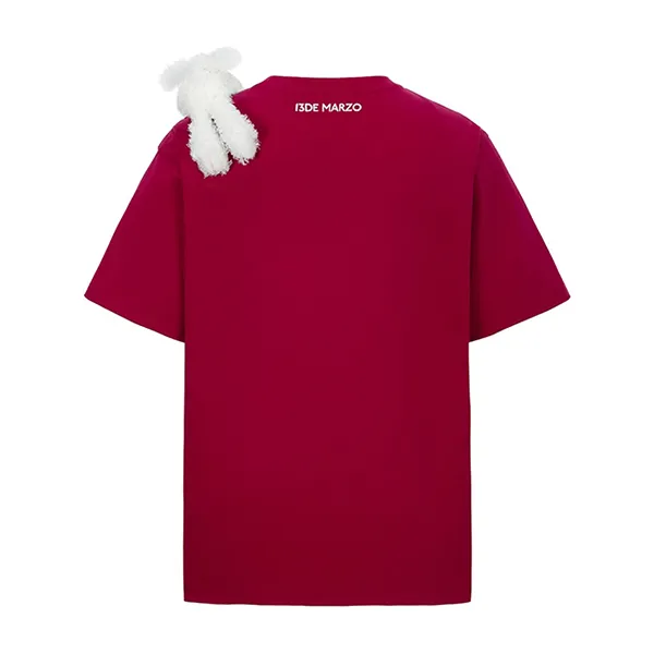 Áo Phông Nữ 13 De Marzo Bear Instant Photo Tshirt Red Màu Đỏ Size S