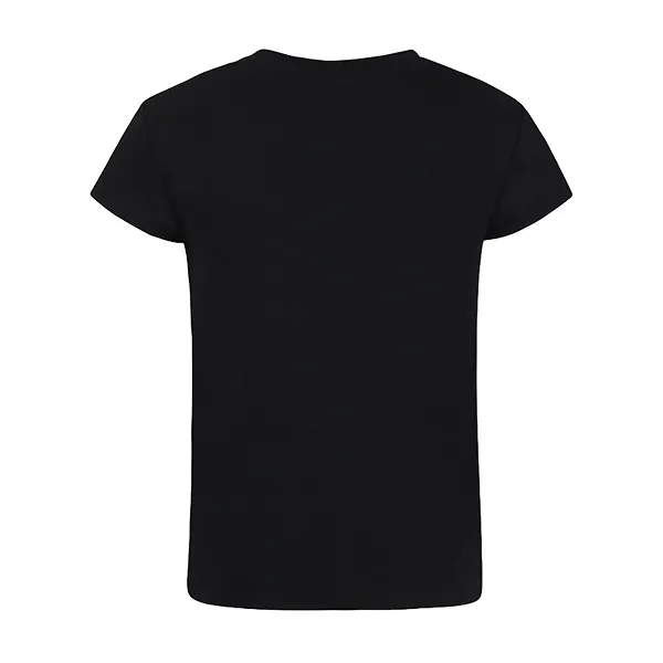 Áo Phông Trẻ Em Balmain Logo Tshirt BW8A91 Z0082 Màu Đen Size 12