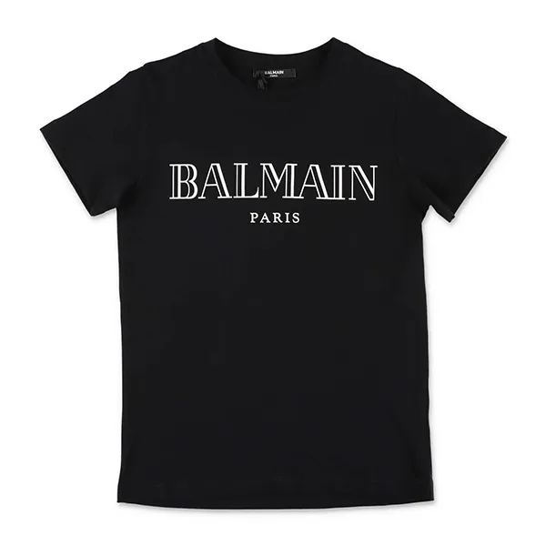 Áo Phông Trẻ Em Balmain Logo Tshirt BW8P21 Z0116 930BC Màu Đen Size 13 - Thời trang - Vua Hàng Hiệu
