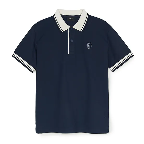 Áo Polo MLB Basic Block Comfortable Collar New York Yankees 3APQB0253-09NYS Màu Xanh Navy Size M - Thời trang - Vua Hàng Hiệu