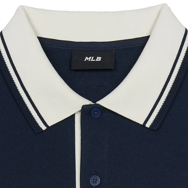 Áo Polo MLB Basic Block Comfortable Collar New York Yankees 3APQB0253-09NYS Màu Xanh Navy Size M - Thời trang - Vua Hàng Hiệu