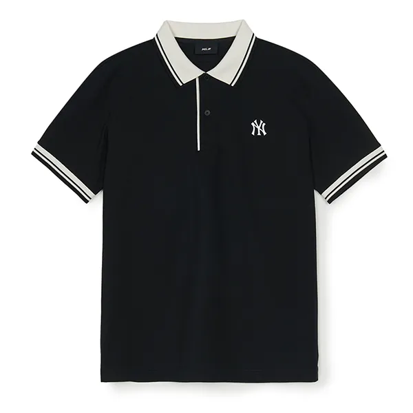 Áo Polo MLB Basic Block Comfortable Collar New York Yankees 3APQB0253-50BKS Màu Đen Size M - Thời trang - Vua Hàng Hiệu