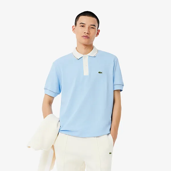 Áo Polo Nam Lacoste Classic Fit L.12.12 Polo Polo Shirt PH3760 51 HBP Màu Xanh Dương Size 3 - Thời trang - Vua Hàng Hiệu