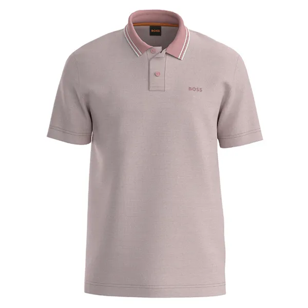 Áo Polo Nam Hugo Boss Relaxed-fit Polo Shirt In Oxford-piqué Cotton 50507814 694 Màu Hồng Size L - Thời trang - Vua Hàng Hiệu