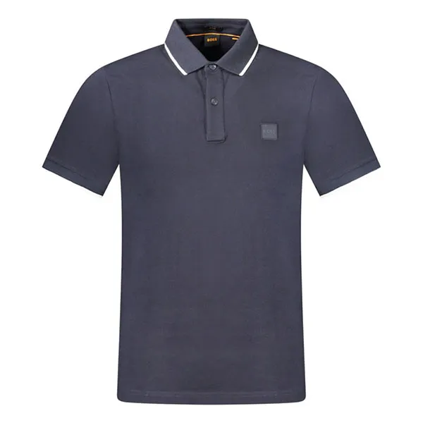Áo Polo Nam Hugo Boss Slim Fit 50507699PASSERTIP_BL404 Màu Xanh Than Size XL