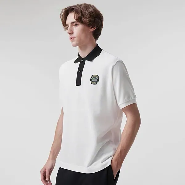 Áo Polo Nam Lacoste L.12.12 Classic Style With Badge PH7369 8LP Màu Trắng Size M - Thời trang - Vua Hàng Hiệu