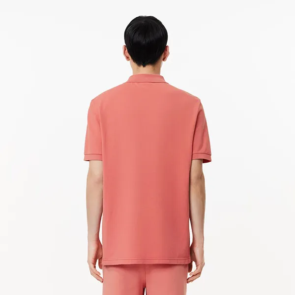 Áo Polo Nam Lacoste Men's Washed Effect Cotton Piqué PH7426 ZV9 Màu Đỏ Gạch Size 2 - Thời trang - Vua Hàng Hiệu