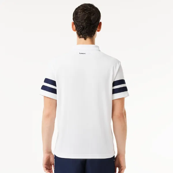 Áo Polo Nam Lacoste Ultra-Dry Colourblock Tennis Polo Shirt DH7352 522 Màu Trắng Size XS - Thời trang - Vua Hàng Hiệu