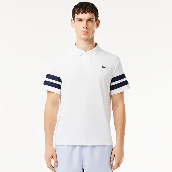Áo Polo Nam Lacoste Ultra-Dry Colourblock Tennis Polo Shirt DH7352 522 Màu Trắng Size XS - Thời trang - Vua Hàng Hiệu