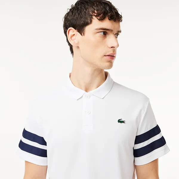Áo Polo Nam Lacoste Ultra-Dry Colourblock Tennis Polo Shirt DH7352 522 Màu Trắng Size XS - Thời trang - Vua Hàng Hiệu