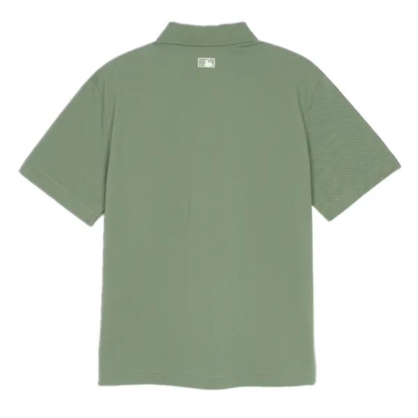 Áo Polo Nam MLB Basic Coopers Logo Overfit Collar T-Shirt LA Angels 3APQB0353-41KAP Màu Xanh Khaki Size S