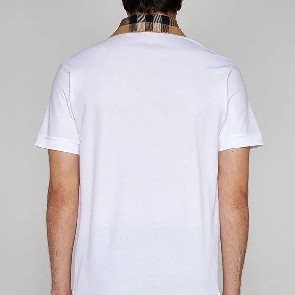 Áo Polo Nam Burberry Cody Cotton Shirt 8071621 Màu Trắng Size S - Thời trang - Vua Hàng Hiệu