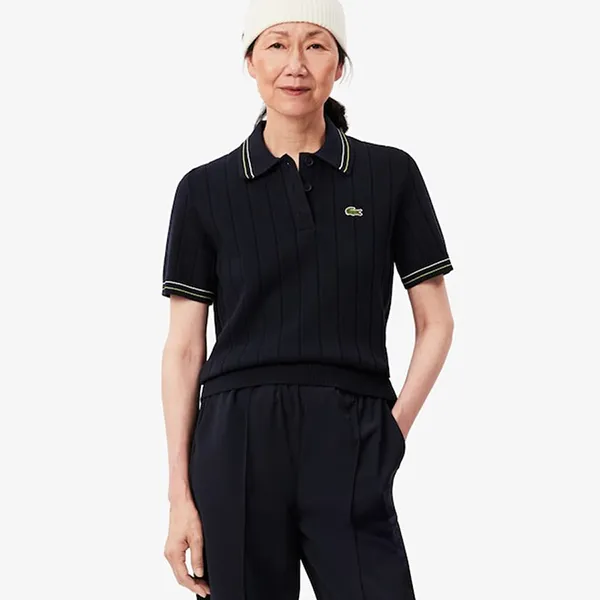 Áo Polo Nữ Lacoste AF2620 51 I61 Màu Xanh Navy Size 38 - Thời trang - Vua Hàng Hiệu