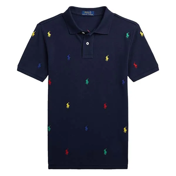 Áo Polo Trẻ Em Ralph Lauren Shirt Kids 323882605005 Màu Xanh Navy Size XL - Thời trang - Vua Hàng Hiệu