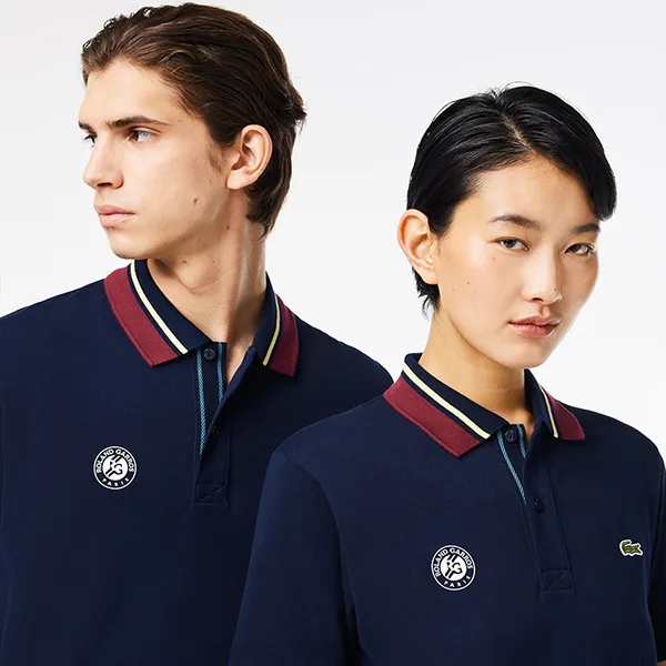 Áo Polo Unisex Lacoste Roland Garros Sport Shirt PH7901 166 Relaxed Fit Màu Xanh Đen Size XS