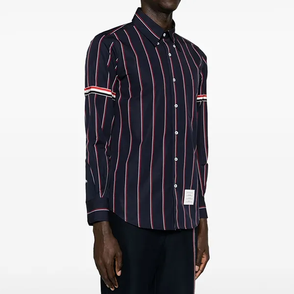 Áo Sơ Mi Nam Thom Browne Cotton Shirt MWL301O Màu Xanh Navy Size 0 - Thời trang - Vua Hàng Hiệu