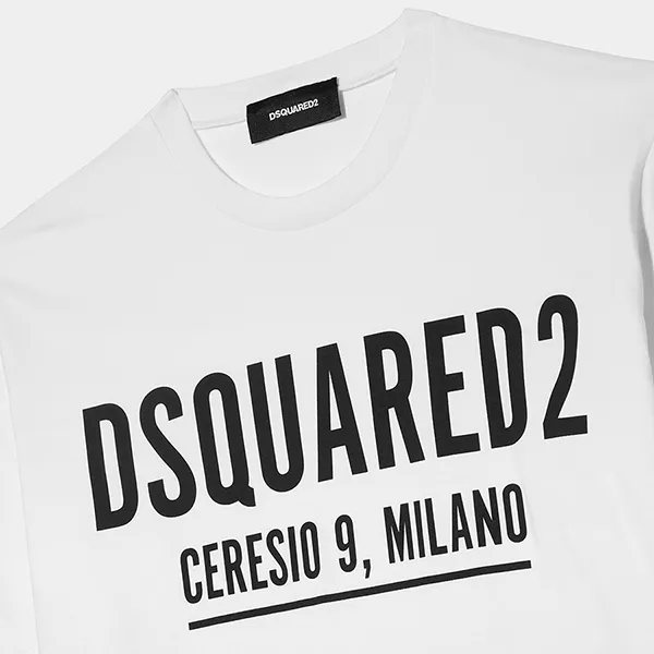 Áo Thun Nam Dsquared2 Ceresio 9 Cool S71GD1058S23009100 Tshirt Màu Trắng Size XS - Thời trang - Vua Hàng Hiệu