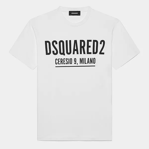 Áo Thun Nam Dsquared2 Ceresio 9 Cool S71GD1058S23009100 Tshirt Màu Trắng Size XS - Thời trang - Vua Hàng Hiệu