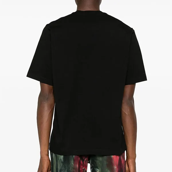 Áo Thun Nam DSquared2 Cotton T-Shirt With Printed Logo Màu Đen Size S - Thời trang - Vua Hàng Hiệu