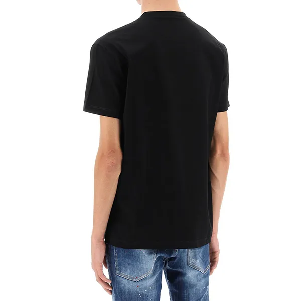Áo Thun Nam Dsquared2 Cotton Tshirt With Logo S71GD1058S23009900 Màu Đen Size XS - Thời trang - Vua Hàng Hiệu