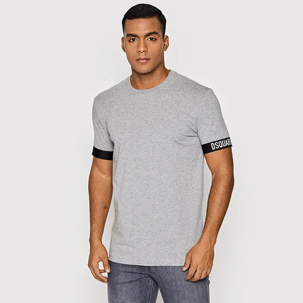 Áo Thun Nam Dsquared2 Underwear D9M3U3620.03014 Grigio Slim Fit Tshirt Màu Xám Size S - Thời trang - Vua Hàng Hiệu