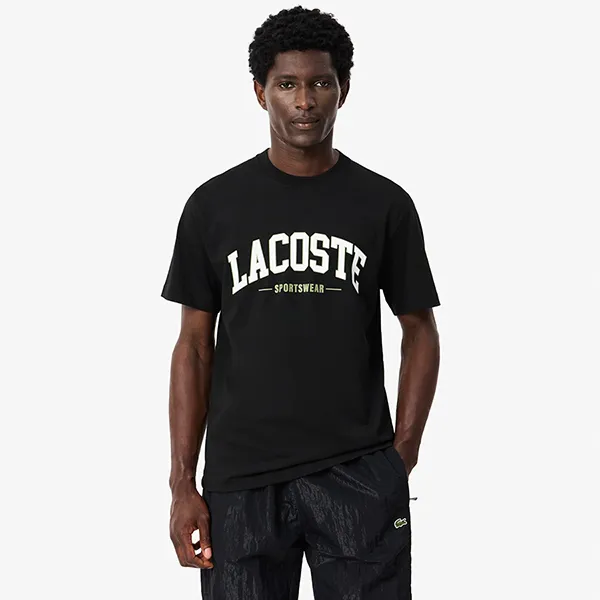 Áo Thun Nam Lacoste TH6565 51 031 Tshirt Màu Đen Size 3 - Thời trang - Vua Hàng Hiệu