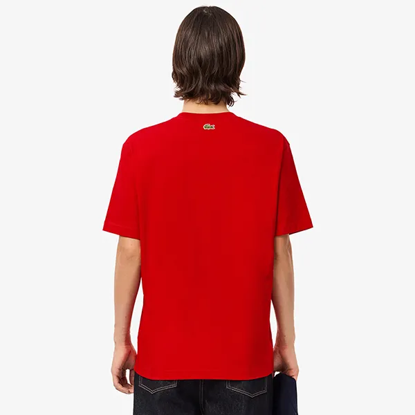 Áo Thun Nam Lacoste TH6565 51 240 Tshirt Màu Đỏ Size 4