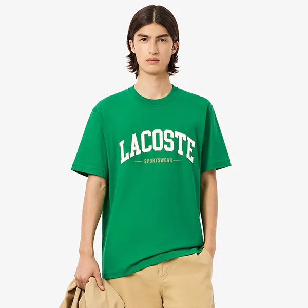 Áo Thun Nam Lacoste TH6565 51 LDM Tshirt Màu Xanh Lá Size 3 - Thời trang - Vua Hàng Hiệu