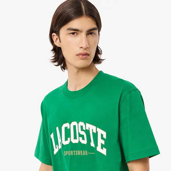 Áo Thun Nam Lacoste TH6565 51 LDM Tshirt Màu Xanh Lá Size 3 - Thời trang - Vua Hàng Hiệu