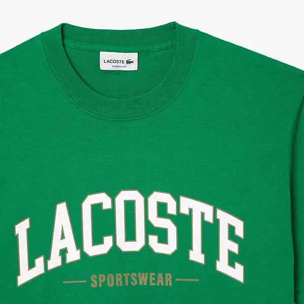 Áo Thun Nam Lacoste TH6565 51 LDM Tshirt Màu Xanh Lá Size 3 - Thời trang - Vua Hàng Hiệu