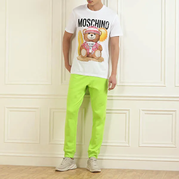 Áo Thun Nam Moschino Couture 0104027354S22004 White TShirt Màu Trắng Size XXS
