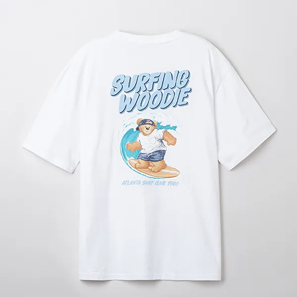 Áo Thun Spao Tshirt SPRPF24C54 Màu Trắng
