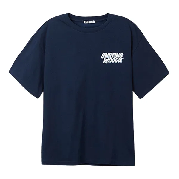 Áo Thun Spao Tshirt SPRPF24C54 Màu Xanh Navy