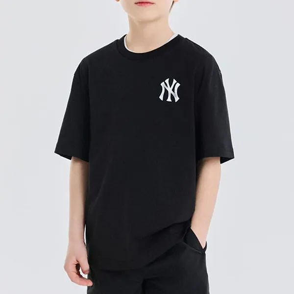 Áo Thun Trẻ Em MLB Basic Street Graffiti T-Shirt New York Yankees 7ATSB1153-50BKS Màu Đen Size S