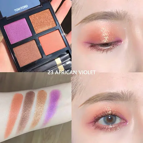 Bảng Phấn Mắt Tom Ford Eye Color Quad Eyeshadow Palette Tone 23 African Violet 9g - Trang điểm - Vua Hàng Hiệu