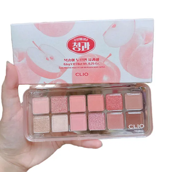 Bảng Phấn Mắt Trang Điểm Clio Pro Eye Palette Air 12 Ô Màu - Trang điểm - Vua Hàng Hiệu