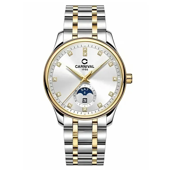 Đồng Hồ Nam Carnival Automatic 8105G-CV-T (8105G) Màu Vàng Trắng - Đồng hồ - Vua Hàng Hiệu