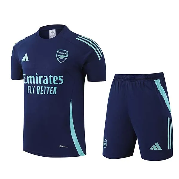 Bộ Quần Áo Cộc Tay Nam Adidas Arsenal Voetbaltenue 24/25 Màu Xanh Size S