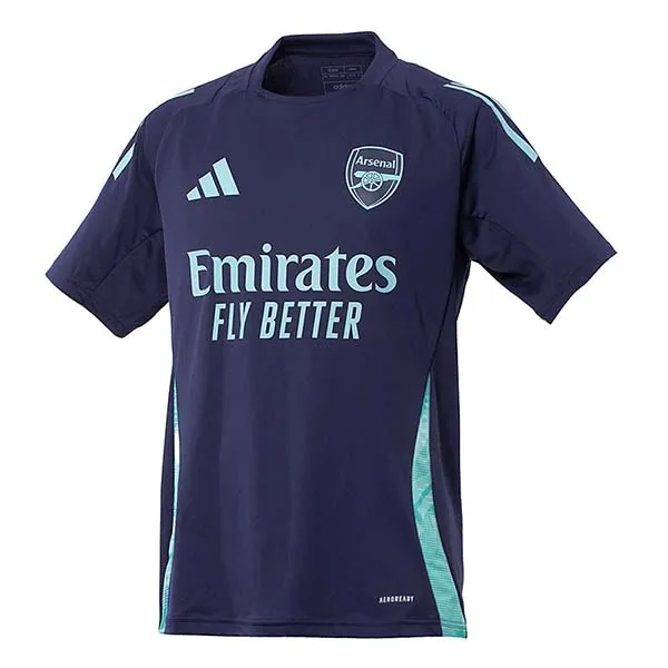 Bộ Quần Áo Cộc Tay Nam Adidas Arsenal Voetbaltenue 24/25 Màu Xanh Size S